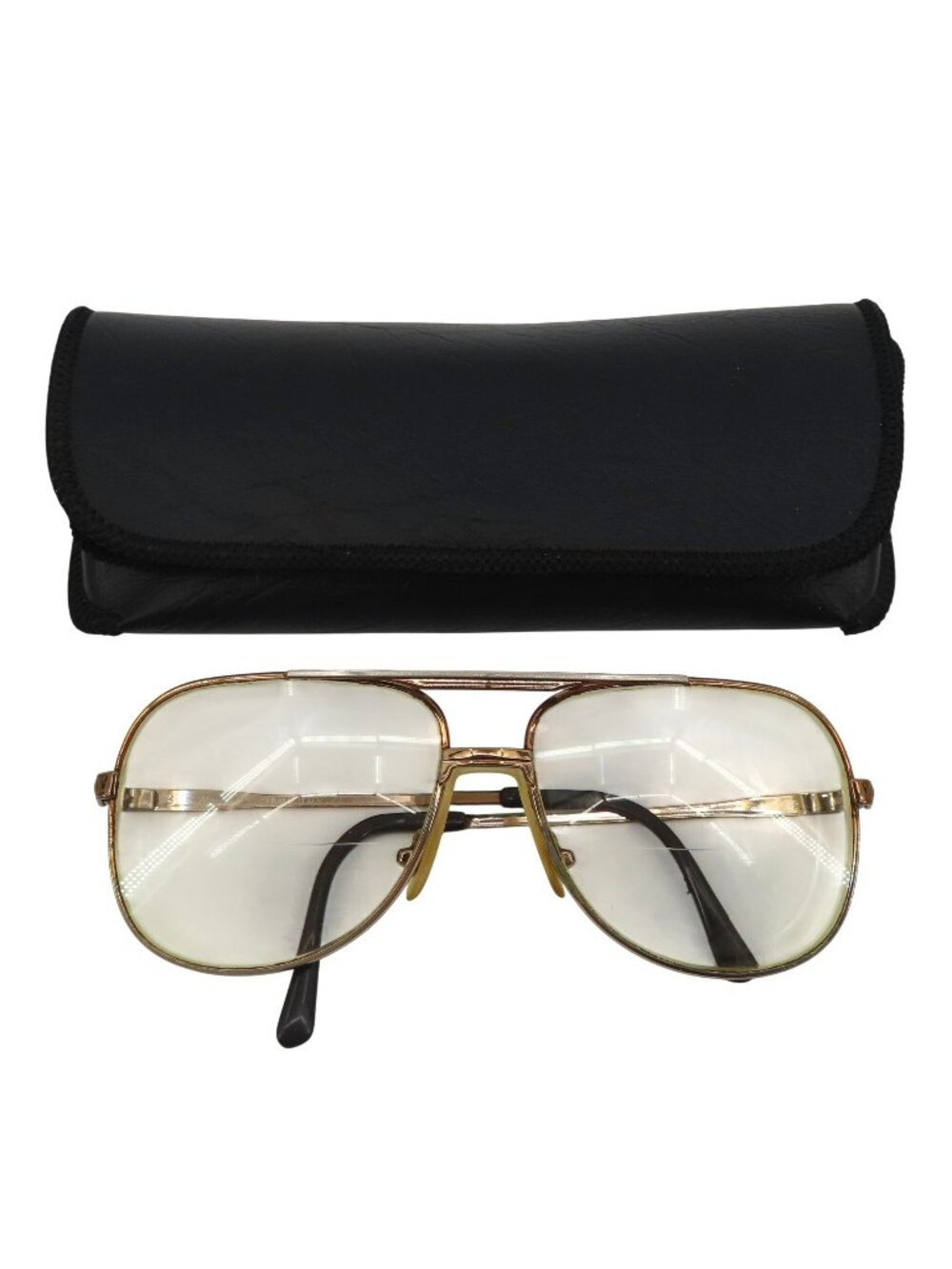 VTG Marcolin Marchon 900-F9 Gold Silver Metal Eyeglasses Glasses Frames Italy